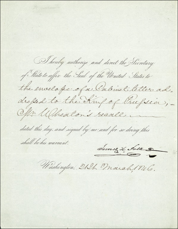 Lot 142 James K. Polk