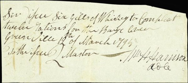 Lot 75 William Henry Harrison