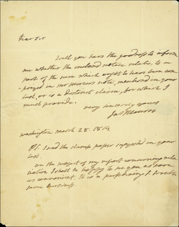 Lot 120 James Monroe