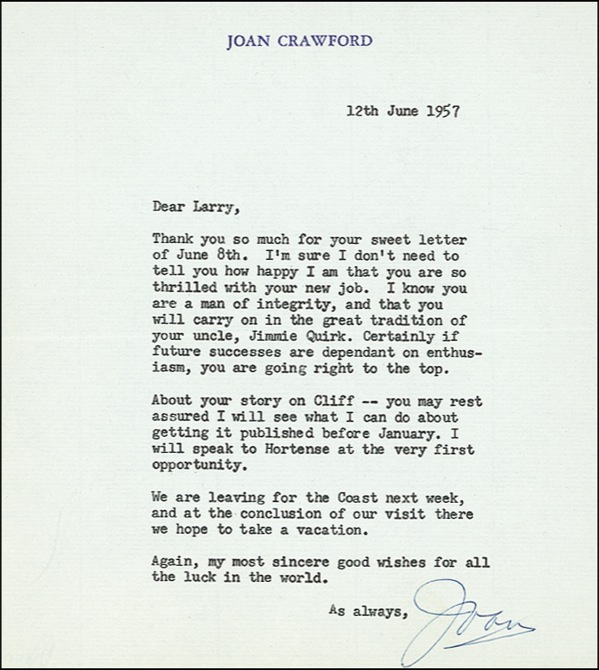 Lot 983 Joan Crawford