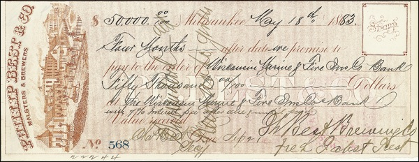 Lot 343 Frederick Pabst