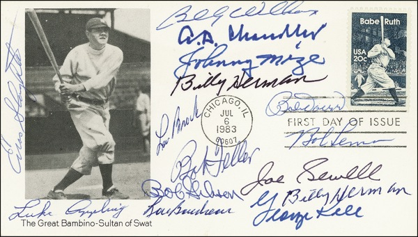 Lot 1281 Baseball Hall of Famers