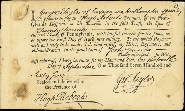 Lot 253 Declaration of Independence: Taylor, George