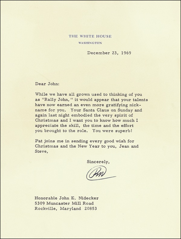 Lot 128 Richard Nixon