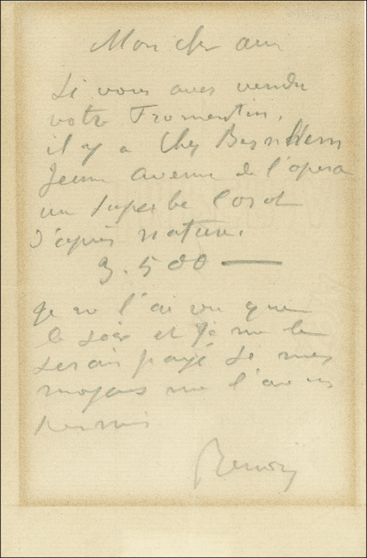Lot 630 Pierre-August Renoir