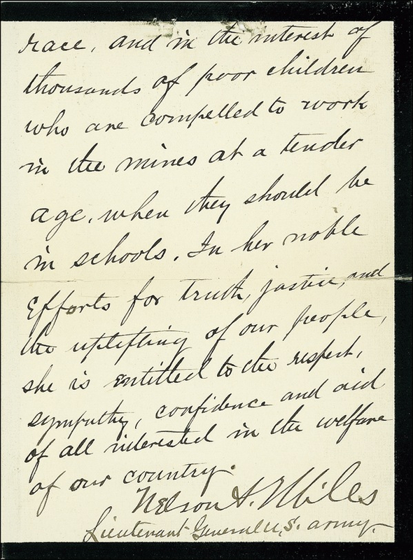 Lot 456 Nelson A. Miles