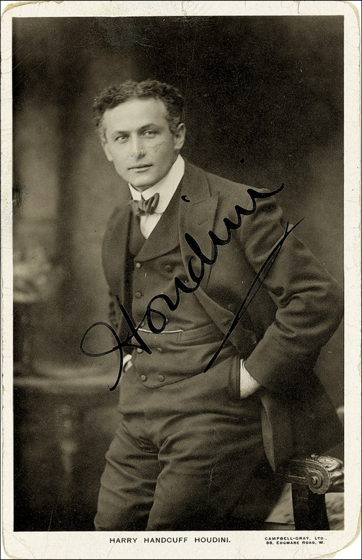 Lot 1066 Harry Houdini