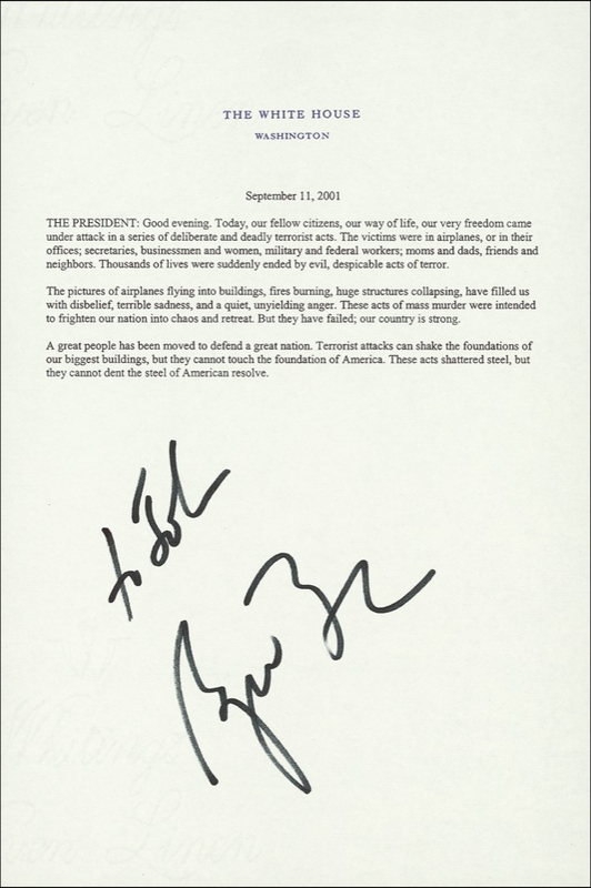 Lot 14 George W. Bush