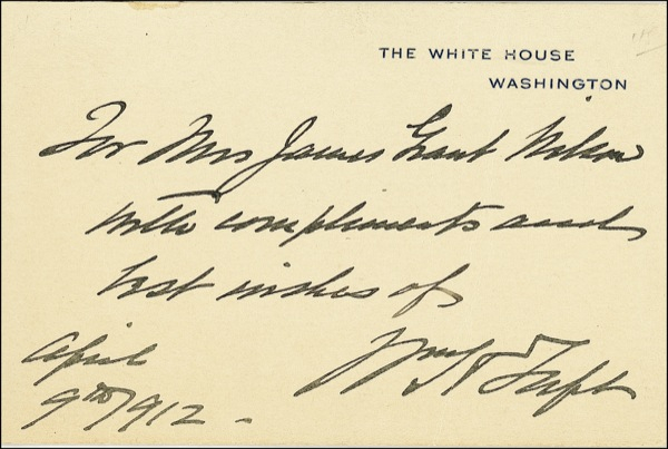 Lot 171 William H. Taft
