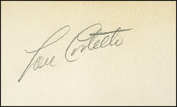 Lot 978 Lou Costello