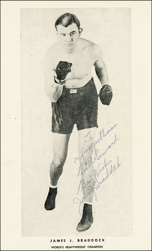 Lot 1308 James J. Braddock