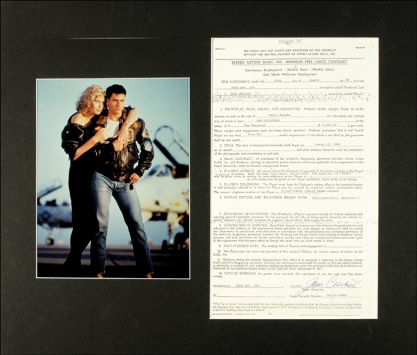 Lot 989 Tom Cruise