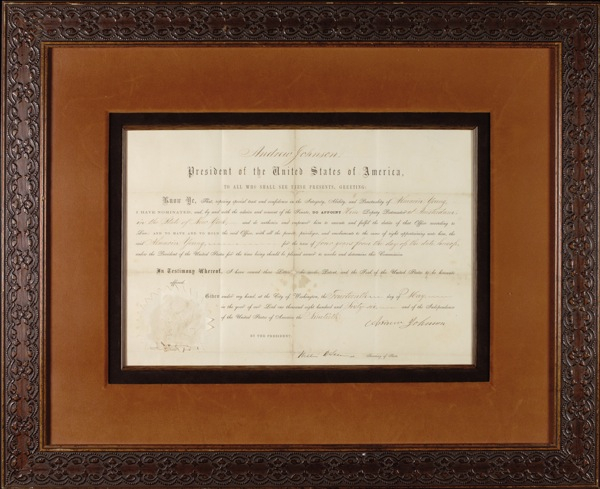 Lot 93 Andrew Johnson