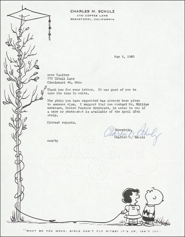 Lot 700 Charles Schulz