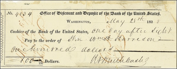 Lot 74 William Henry Harrison