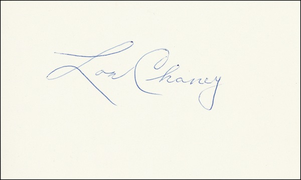 Lot 968 Lon Chaney, Jr.