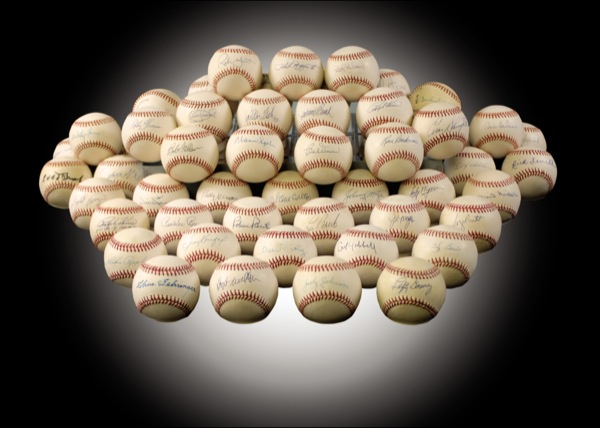 Lot 1283 Baseball Hall of Famers