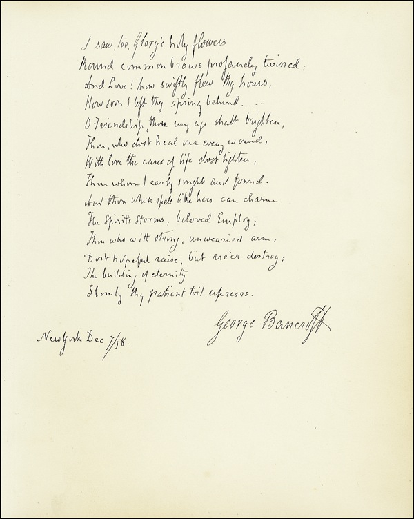 Lot 550 George Bancroft