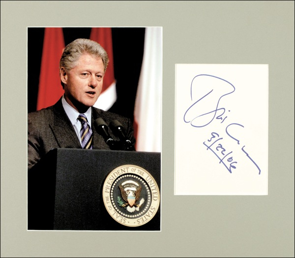 Lot 34 Bill Clinton
