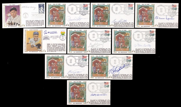 Lot 1284 Baseball Hall of Famers
