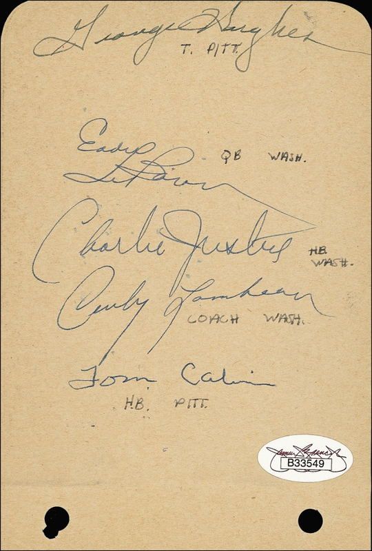 Lot 1390 Earl “Curly” Lambeau
