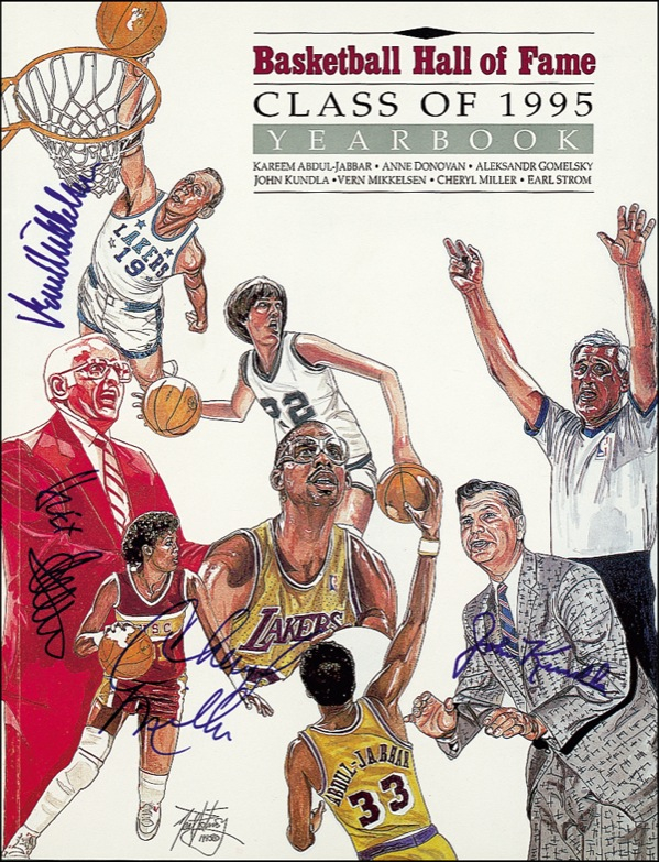 Lot 1299 Basketball Hall of Famers