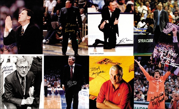 Lot 1334 College Basketball Coaches