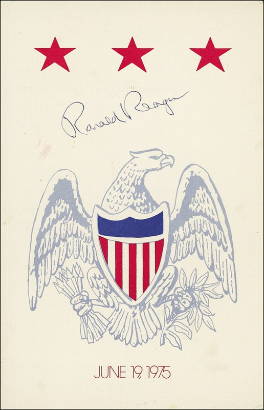 Lot 149 Ronald Reagan