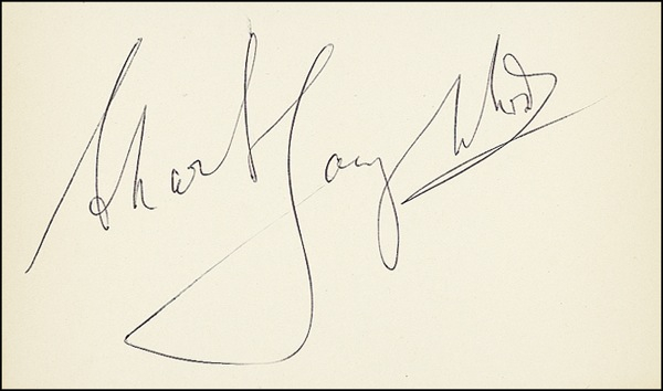 Lot 1101 Charles Laughton