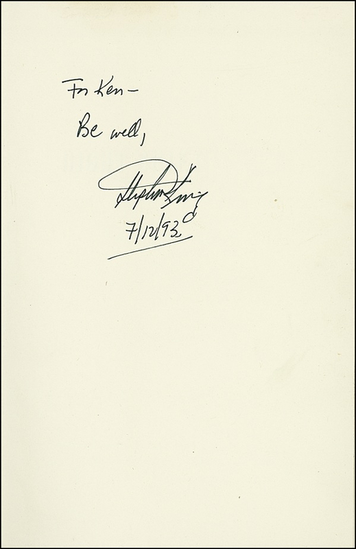 Lot 597 Stephen King