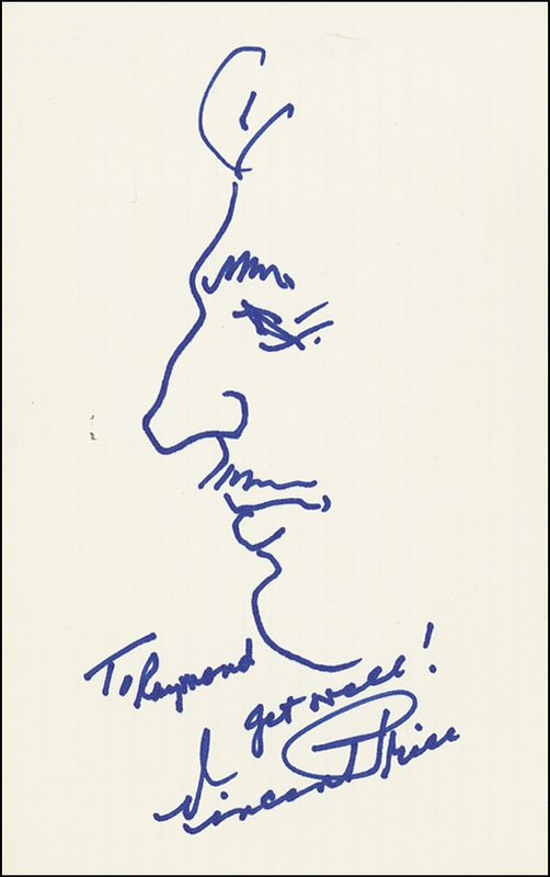Lot 1169 Vincent Price