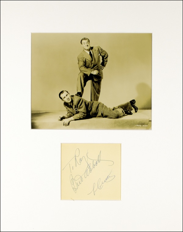 Lot 905 Abbott and Costello