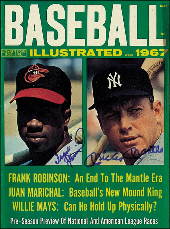 Lot 1409 Mickey Mantle and Frank Robinson