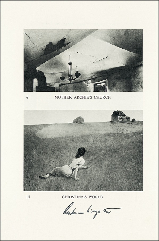 Lot 663 Andrew Wyeth