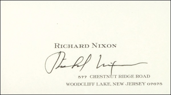 Lot 132 Richard Nixon