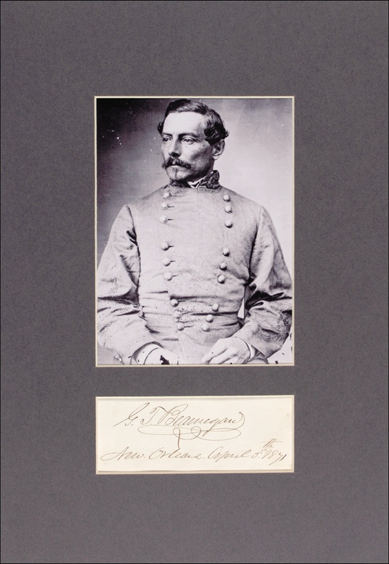 Lot 405 Pierre G. T. Beauregard