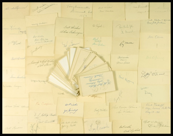 Lot 1293 Baseball Signatures