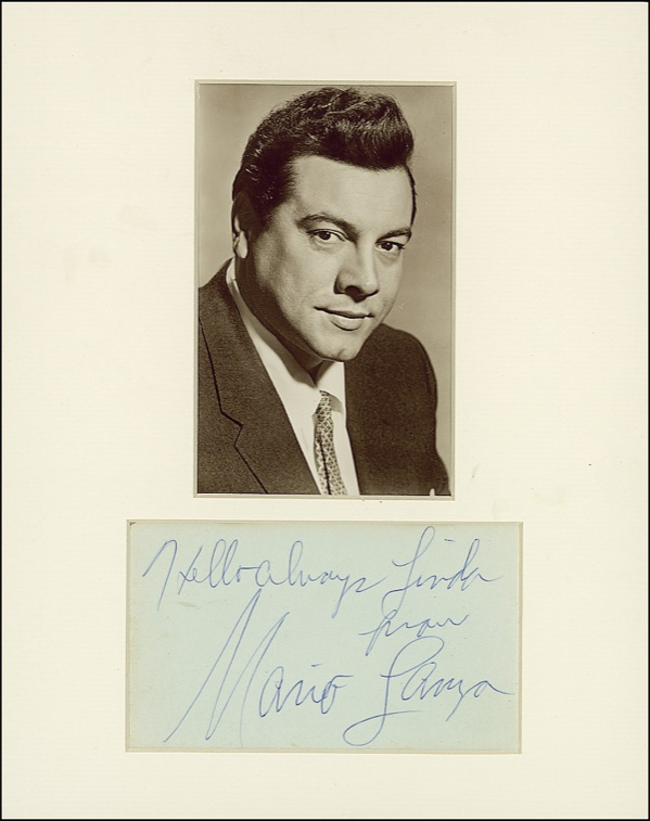 Lot 1097 Mario Lanza
