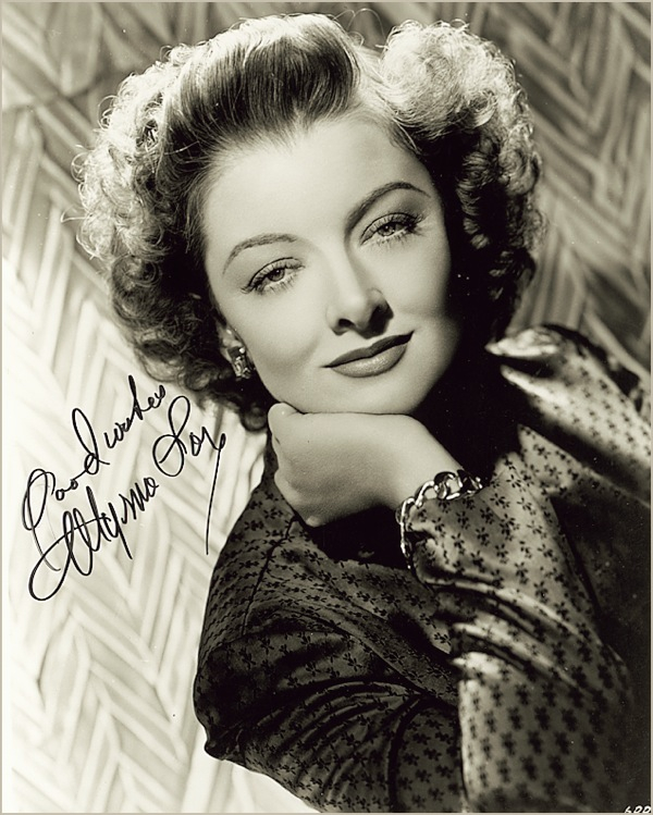 Lot 1113 Myrna Loy