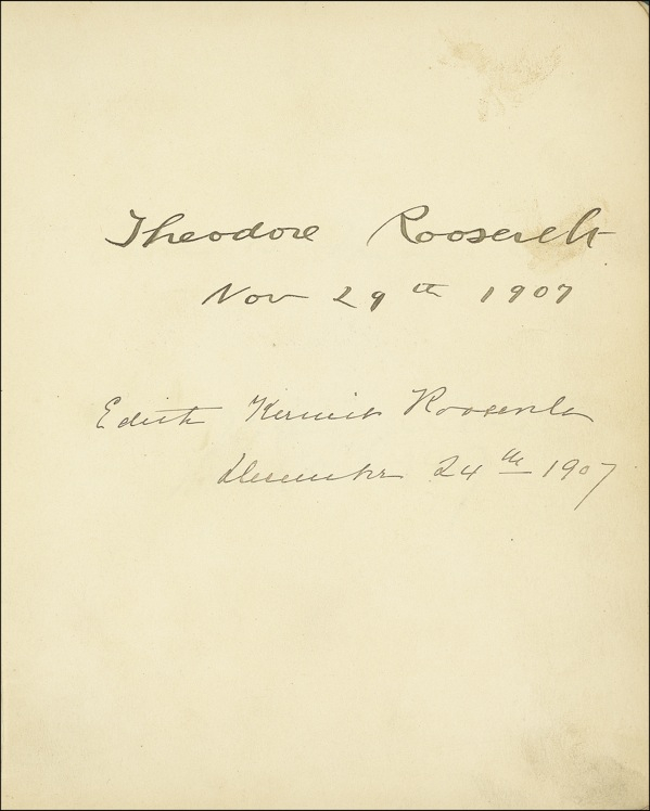 Lot 155 Theodore Roosevelt and William H. Taft
