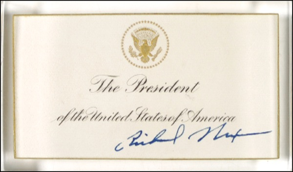 Lot 134 Richard Nixon