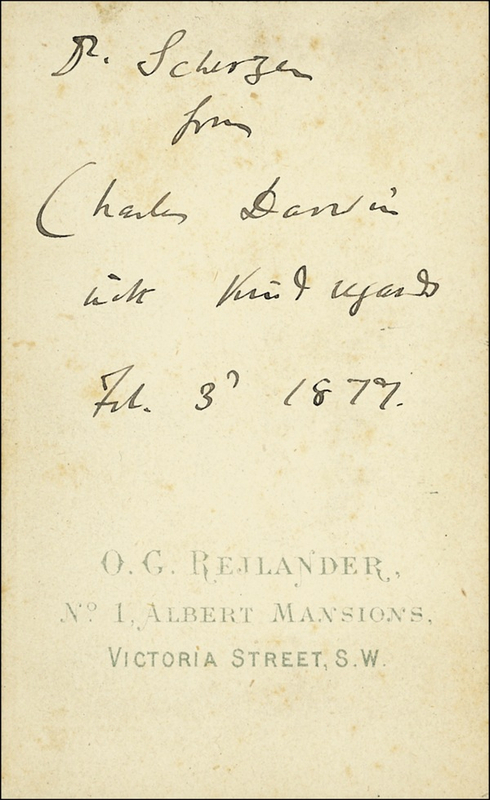 Lot 245 Charles Darwin