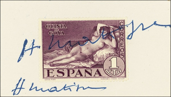 Lot 608 Henri Matisse