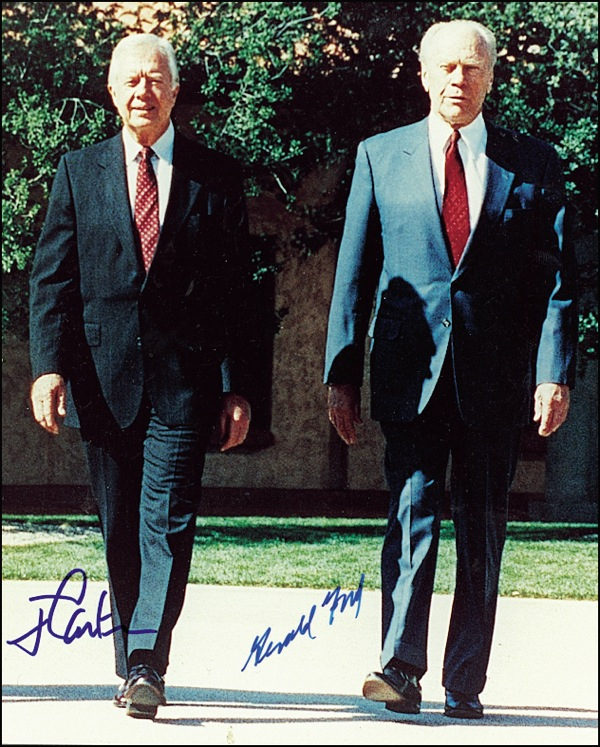 Lot 15 Jimmy Carter and Gerald Ford