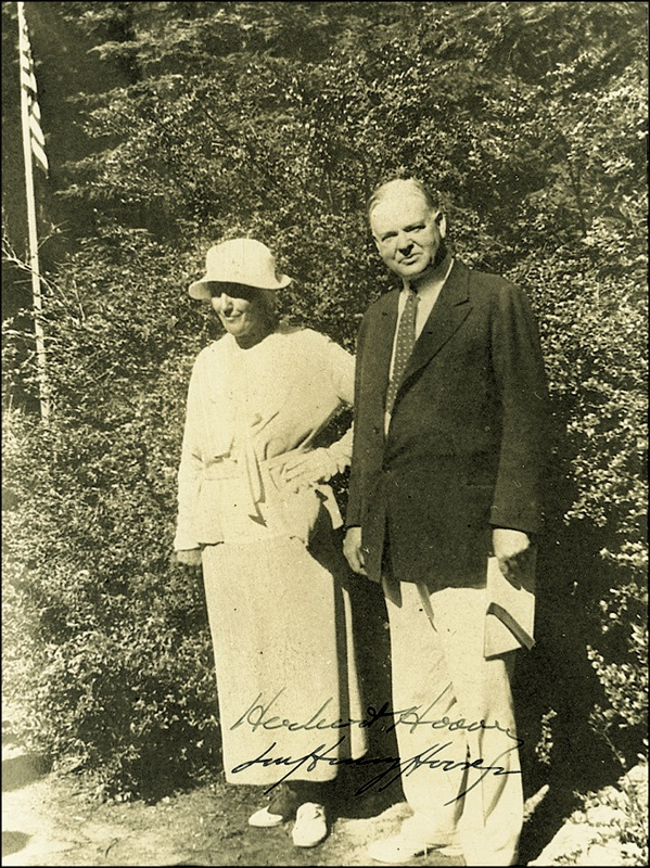 Lot 84 Herbert and Lou Henry Hoover