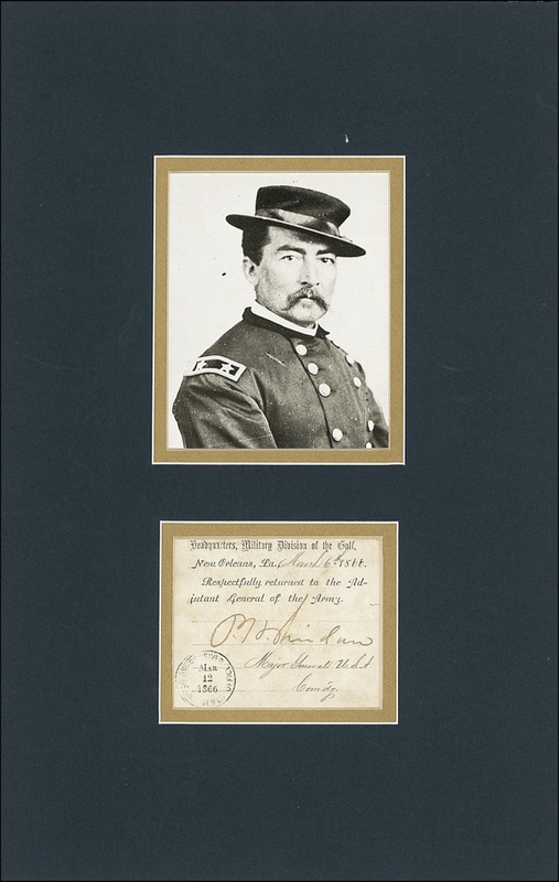 Lot 475 Philip H. Sheridan