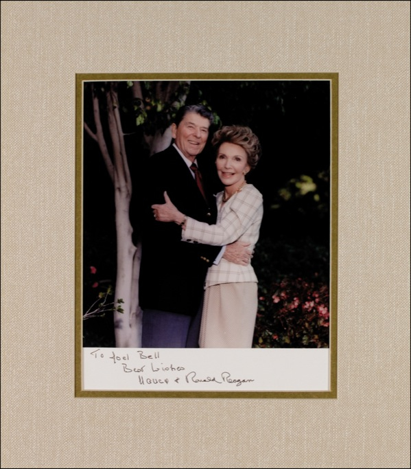 Lot 153 Ronald and Nancy Reagan