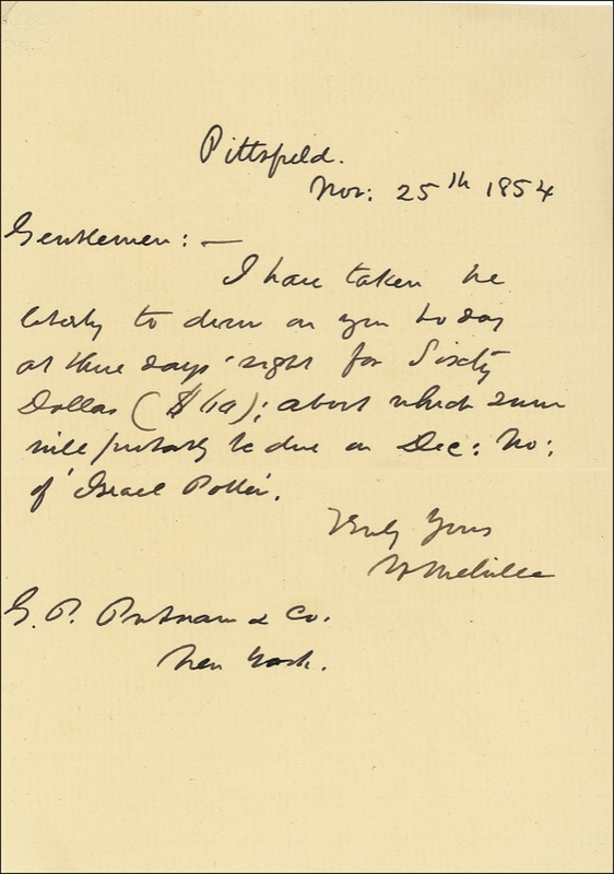 Lot 613 Herman Melville