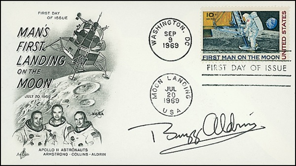 Lot 485 Buzz Aldrin