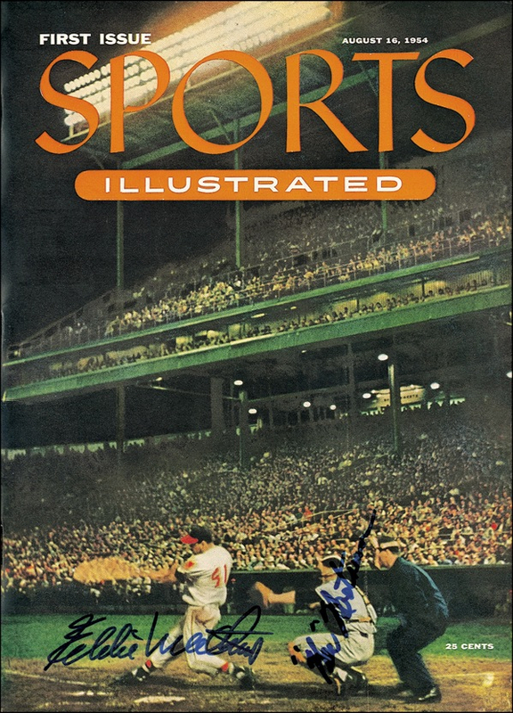 Lot 1423 Eddie Mathews and Wes Westrum